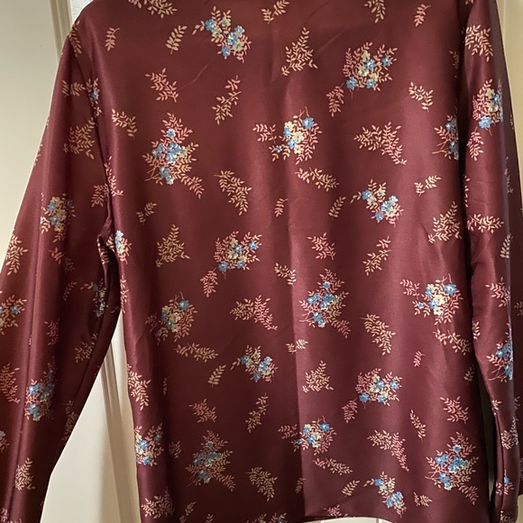 70’s Vintage Polyester Blouse - Picture 3 of 4